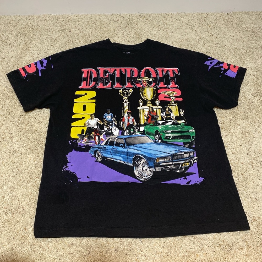Vintage Style Detroit 2 Big Sean Tee
sz XXL color Black